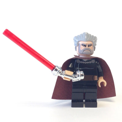 LEGO Minifigure -- Count Dooku-Star Wars / Star Wars Clone Wars -- SW0224 -- Creative Brick Builders